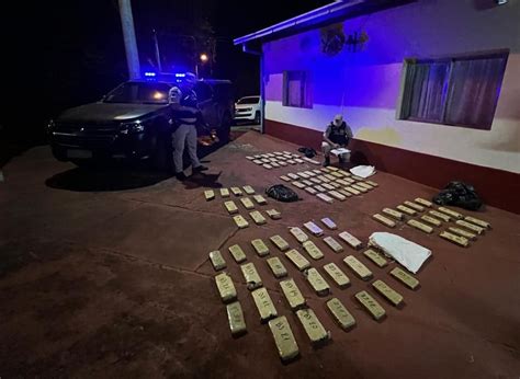 Prefectura Secuestró Más De 73 Kilos De Marihuana En Misiones