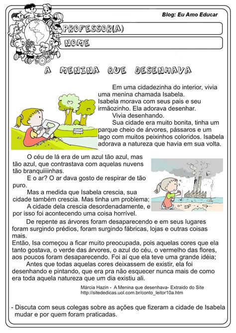 Interpreta O De Texto Para Ano Gabarito Texto Exemplo Mobile