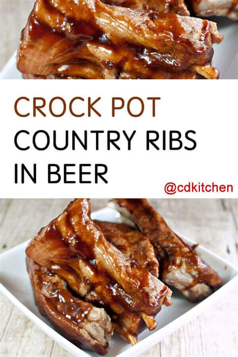 Crock Pot Country Ribs In Beer Recipe