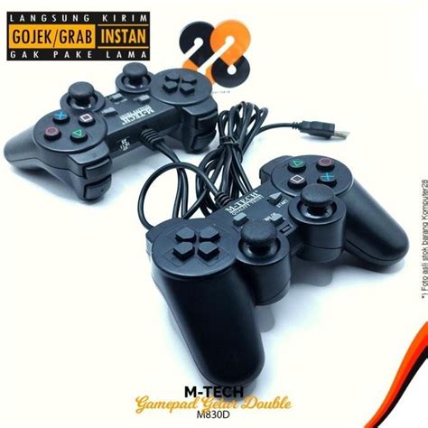 Jual BEBAS ONGKIR M Tech MT 830D Stick Gamepad Double Getar USB PC