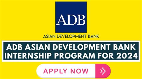 Asian Development Bank Adb Internship Program For 2024