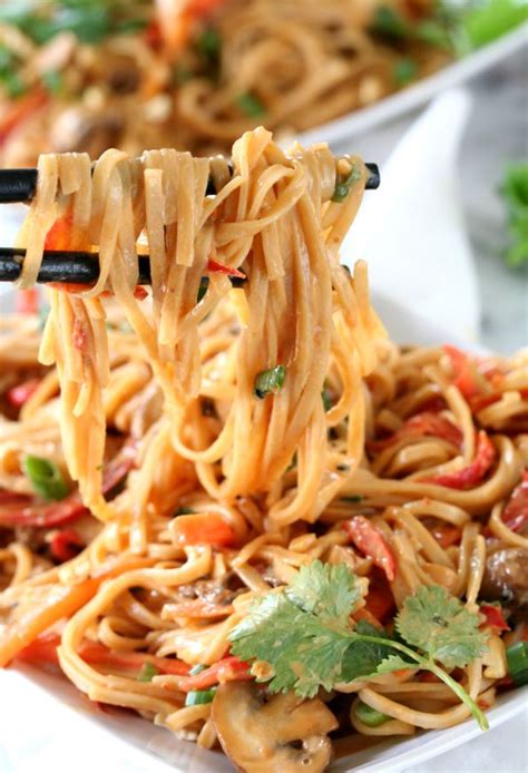 Spicy Thai Peanut Noodles Dash Of Savory Cook With Passion