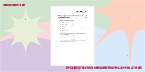 Mathe Abiturprufung Nrw Losungen Maximieren Sie Ihre Effizienz