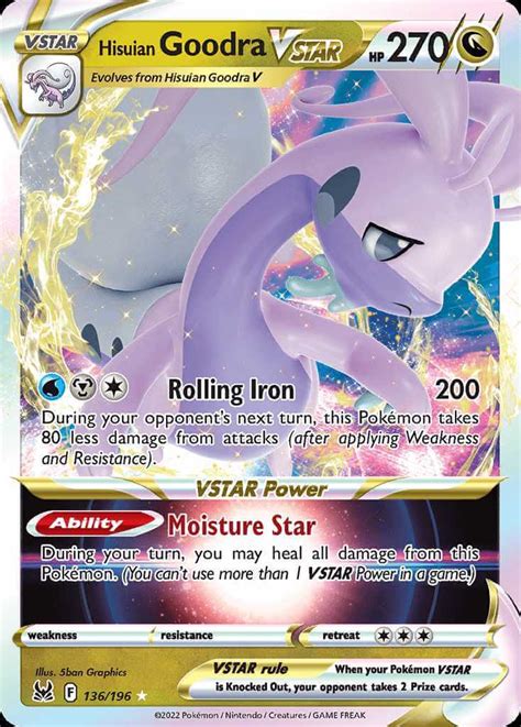 Hisuian Goodra Vstar By Sim Mortimer Pokemoncard