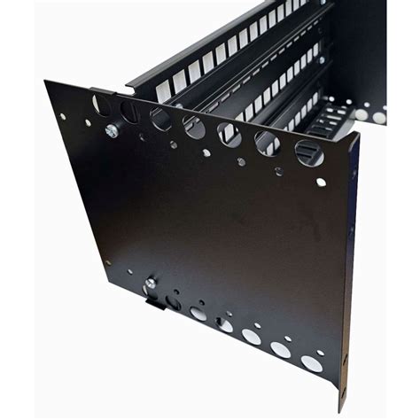 Ad Tek Products 6U 19 Adjustable Rack Mount DIN Rail Panel Bracket Ad