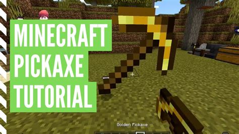 How To Make A Pickaxe In Minecraft All Different Types Youtube