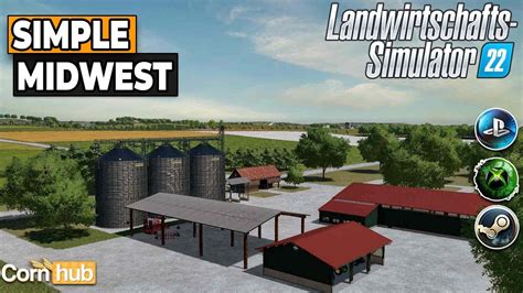 LS22 Maps Simple Midwest LS22 Mapvorstellung YouTube