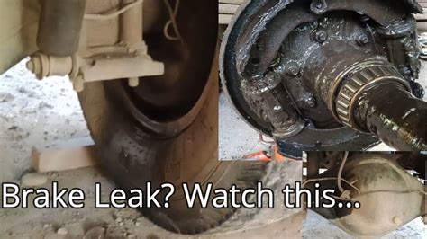 How To Fix A Brake Leak Youtube