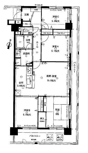 【ホームズ】アンピール長住2 5階の建物情報｜福岡県福岡市南区西長住3丁目12 11