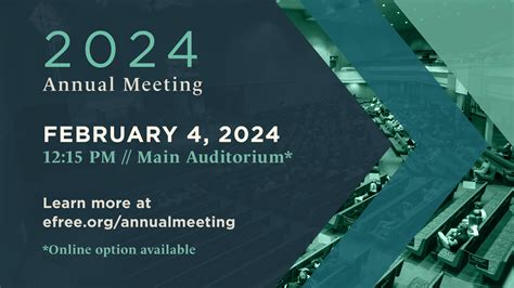 2024 Annual Congregational Meeting First Free Church