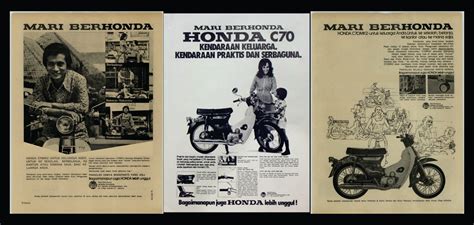 Honda C 70 Iklan Motor Jadul Pinterest Honda