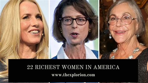 22 Richest Women In America And How They Got Their Wealth