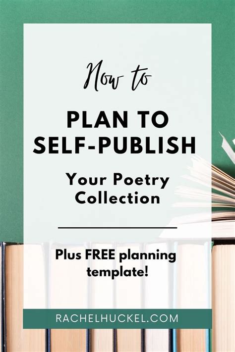 How To Plan To Self Publish Your Poetry Book Sample Timeline Rachel