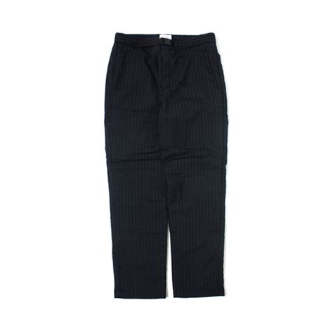 STILL BY HAND THINSULATE PANTS Stripe Navy RINOSTORE