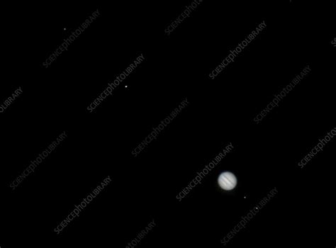 Jupiter and its Galilean moons - Stock Image - C011/5486 - Science ...