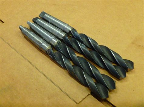 Lot Of 4 3 Morse Taper Shank 5564 Drill Bits Btm Industrial