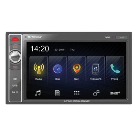 Autoradio PHONOCAR VM069 Avec Bluetooth Norauto