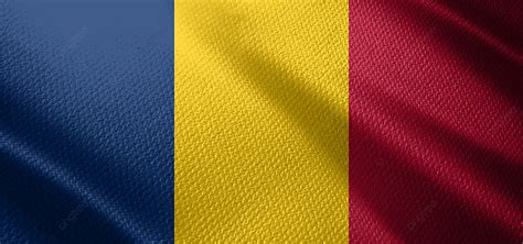 Chad Flag Waving Background Flag Of Chad Chad Flag Waving Chad Flag