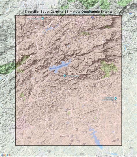 Tigerville South Carolina North Carolina Vintage Original USGS Etsy