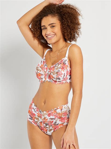 Culotte Sans Complexe Blanc Rose Kiabi 18 00