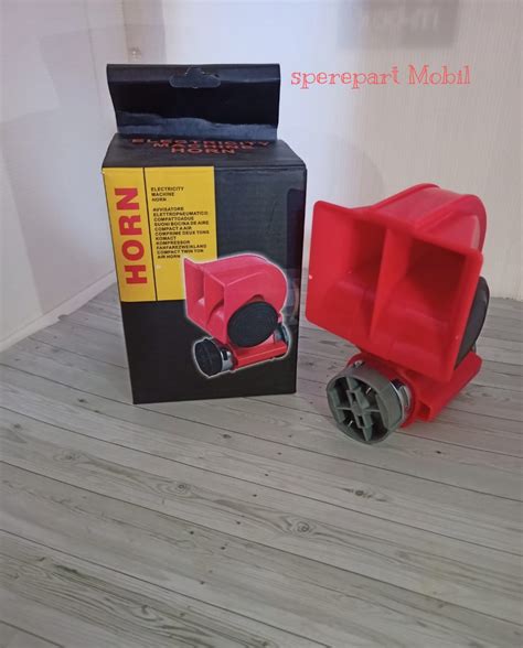 Klakson Kapal Keong Stebel Horn Red 12 Volt Klakson Kapal Stebel