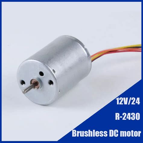 Motor Bldc El Ctrico Sin Escobillas 12V 24V R 2430 Alta Potencia