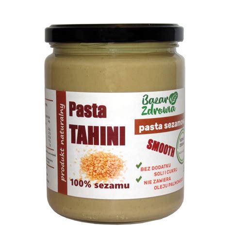 PASTA SEZAMOWA TAHINI 500g masło sezamowe GRATIS 8912284682 Allegro pl