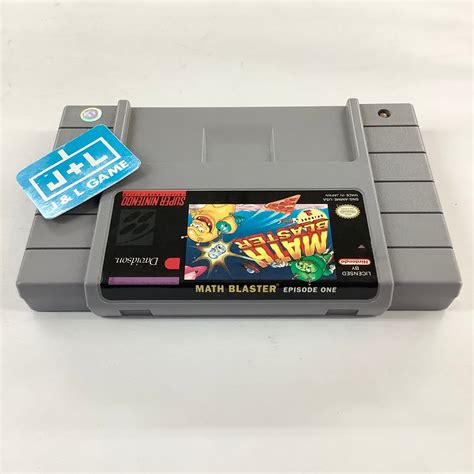 Math Blaster Episode 1 Snes Super Nintendo Pre Owned Jandl Game