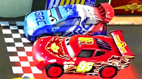 Cars 2 Mcqueen Vs Raoul Caroule Fast As Lightning Gaming Youtube