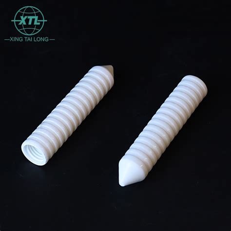 XTL Sintyron Customized Threaded Alumina Ceramic Tube Insulated Shaped