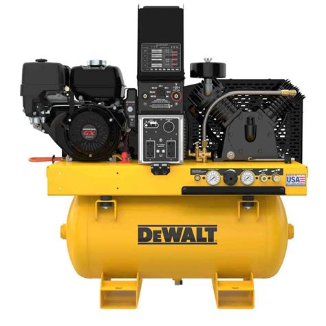 Dewalt 3 In 1 2 Stage Air Compressor 30g 175 Max Psi 136 Scfm At 100 Psi Gas Generator 5500