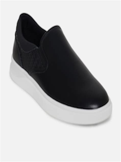 Buy Aldo Men Black Textured Slip On Sneakers Casual Shoes For Men 17568092 Myntra