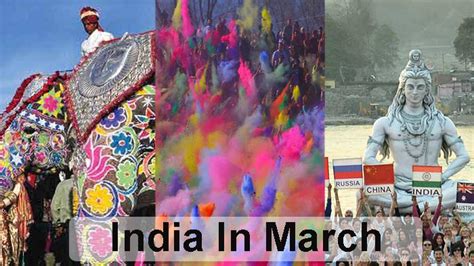 India in March