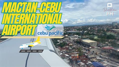 Cebu Pacific LANDING At Mactan Cebu International Airport Airbus A320