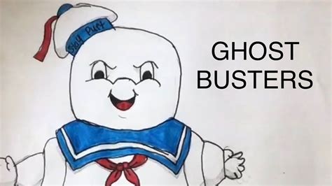 How To Draw Stay Puft Marshmallow Man Youtube Stay Puft