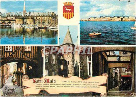 Cartes Postales Moderne Bretagne Cote D Emeraude Saint Malo Cite