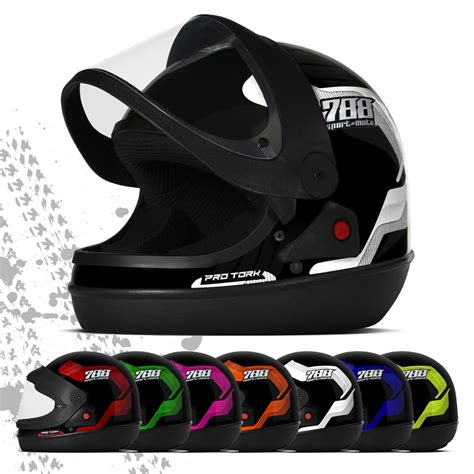 Capacete Sport Moto Fechado Autom Tico Barato Pro Tork Masculino