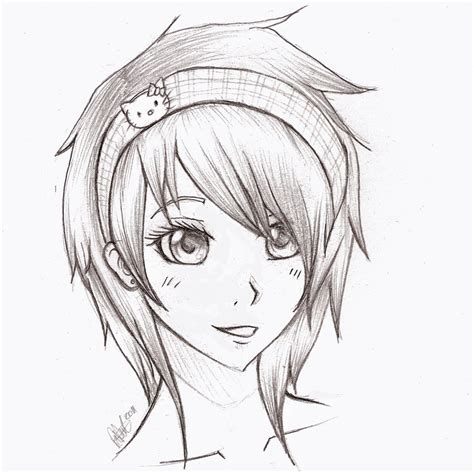 Anime Sketches Anime Girl Sketch By Mr Awesomenessist On Deviantart