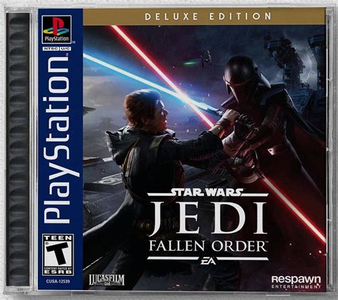 Star Wars Jedi Fallen Order PS4 Custom PS1 Inspired Case Etsy Jedi