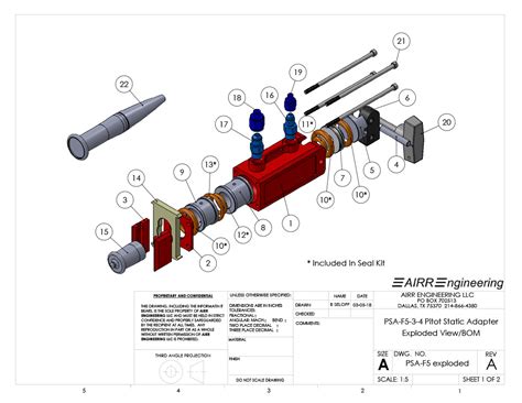 Double Boeing 767 Pitotstaticstatic Adapter Wcase Airr Engineering