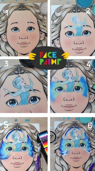 Frozen 2 Mask Face Paint By Natalia Kirillova