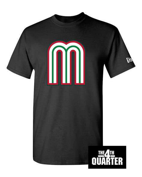 Mexico Mens T-Shirt New Era WBC Logo Tee Black | THE 4TH QUARTER