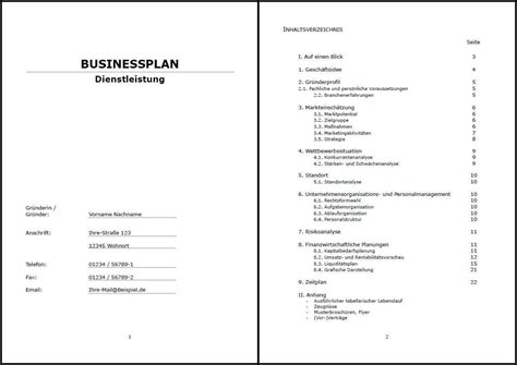 Businessplan Immobilienmakler Kostenlos Vorlage