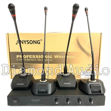 Mic Wireless Anysong Pmm Conference Microphone Podium Pmm