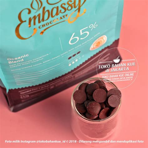 Jual Embassy Chocolate Oceanic Blend Kg Dark Couverture Tulip