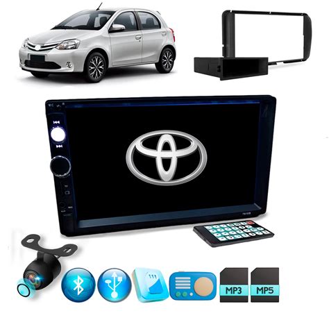 Central Multimídia Toyota Etios 2013 2014 2015 2016 2017 MP5 Shopee