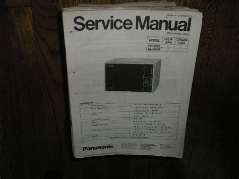 Microwave Repair: Panasonic Microwave Repair Manual