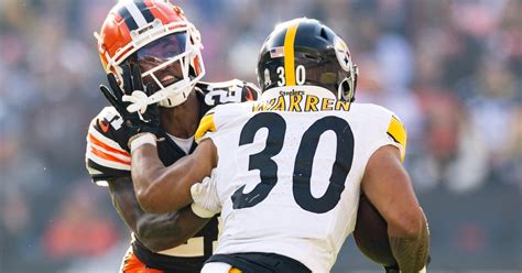 Steelers Rb Jaylen Warren Wins Angry Runs Award For Big Play Vs Browns