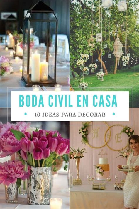 Boda Civil en Casa 10 únicas ideas para ambientar y decorar el jardín