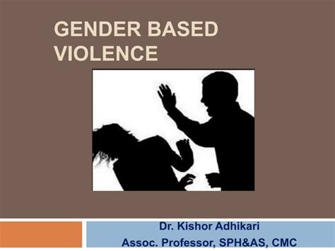 Gender Based Violence Ppt